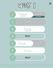 Load image into Gallery viewer, HEALTHiES 16 week Marathon Training Program
